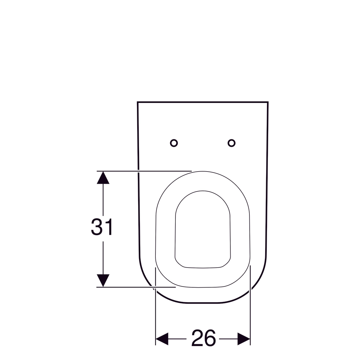 Cuvette suspendue Geberit Smyle - vue 4