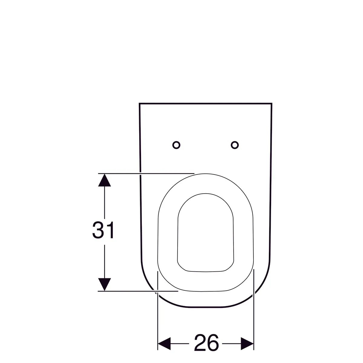 Cuvette suspendue Geberit Smyle — vue 4