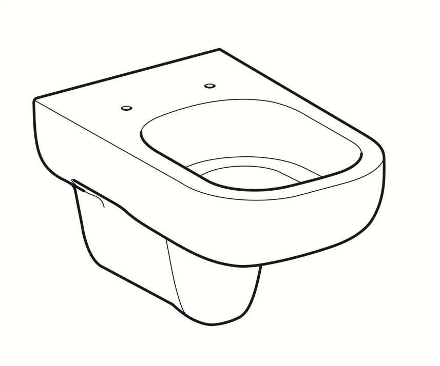 Cuvette suspendue Geberit Smyle — vue 3