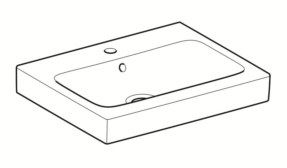 Lavabo Geberit iCon 60 cm — vue 3