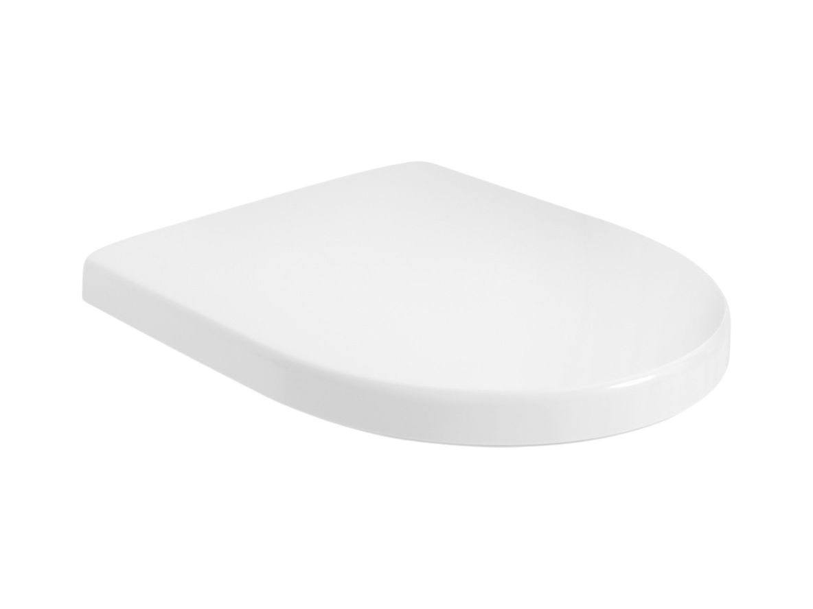 Abattant antibactérien WC Geberit iCon rond à abaissement automatique