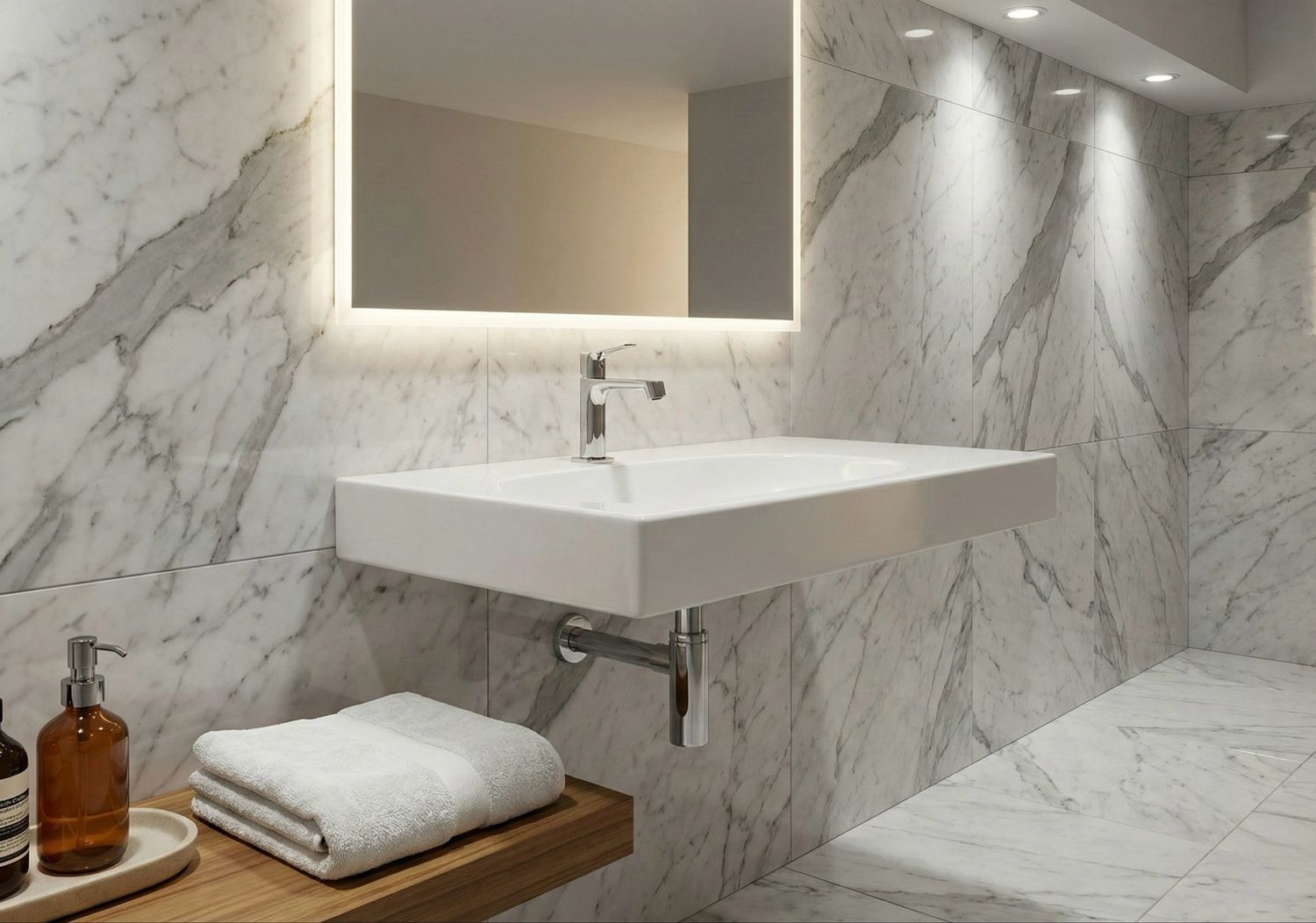 Plan-vasque Geberit Citterio 75 cm — vue 4