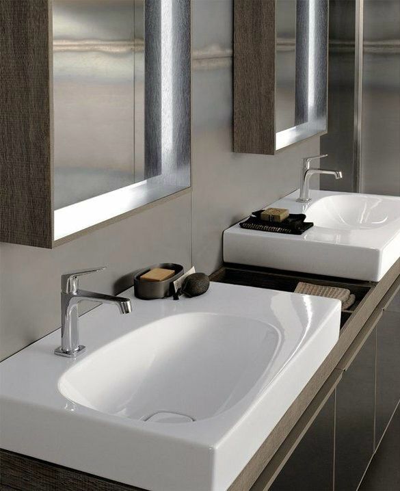 Plan-vasque Geberit Citterio 75 cm — vue 3