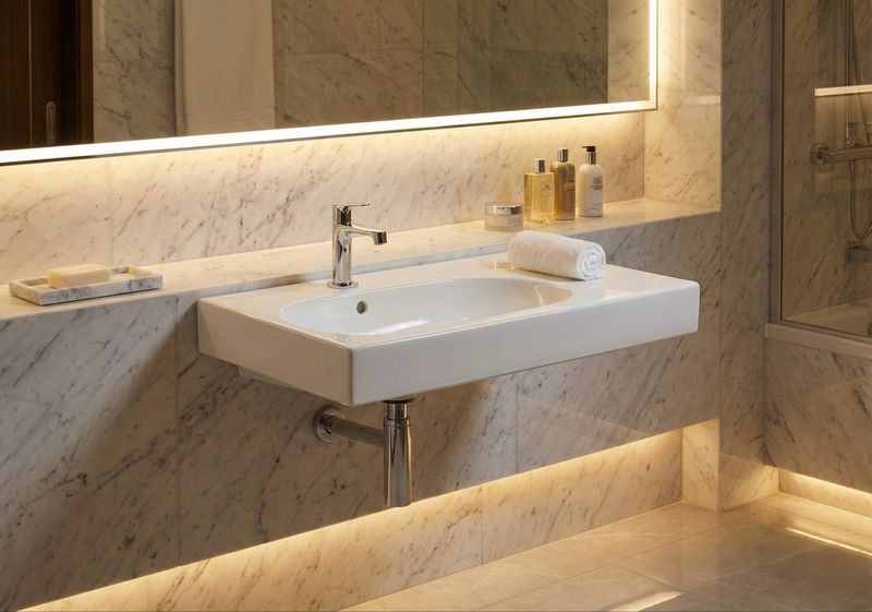 Plan-vasque Geberit Citterio 75 cm