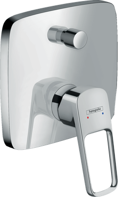 Set de finition pour mitigeur de bain / douche encastré Hansgrohe Logis Loop