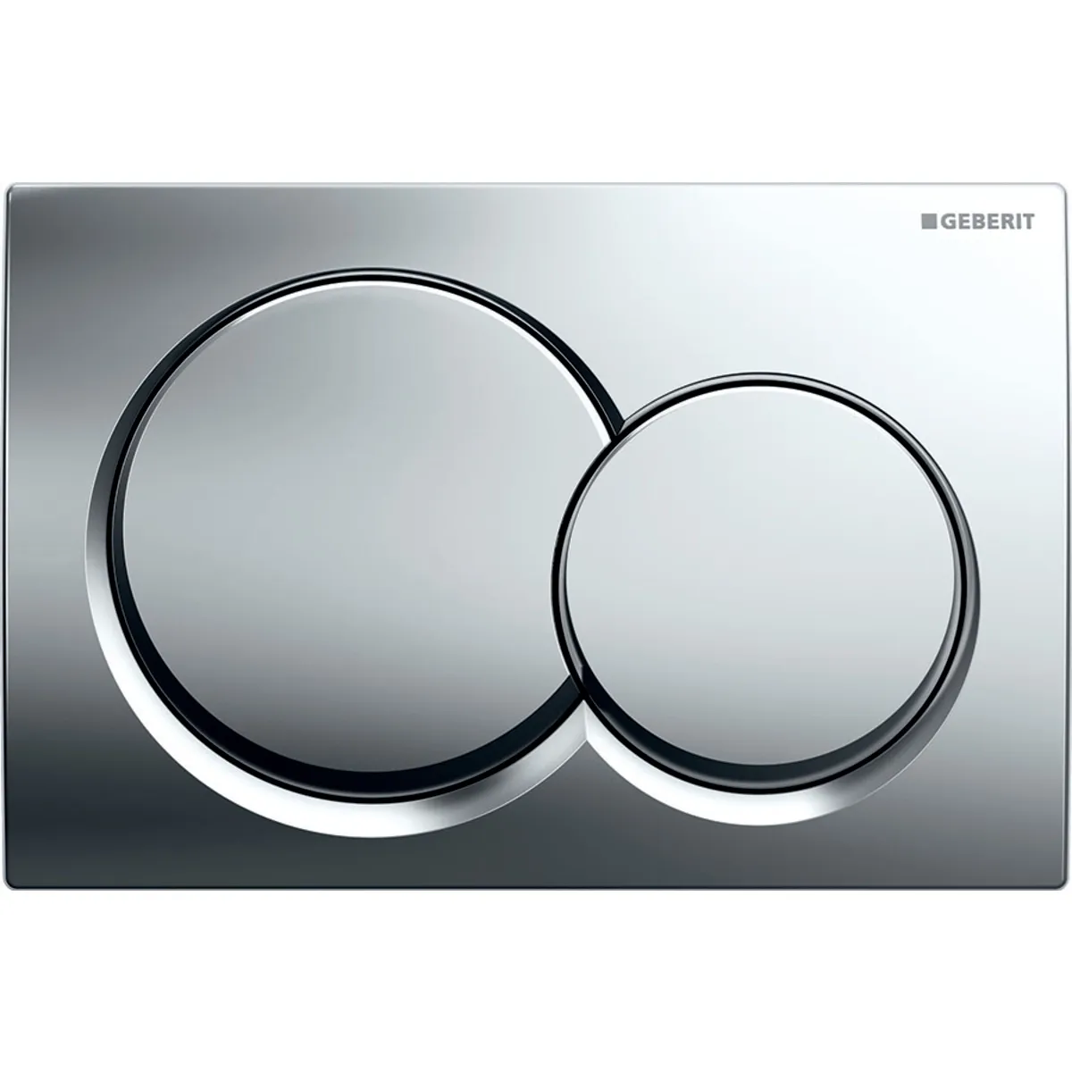 Alpha01 Round Actuation Plate / Bright Chrome