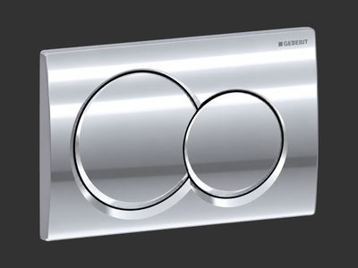 Alpha01 Round Actuation Plate / Bright Chrome