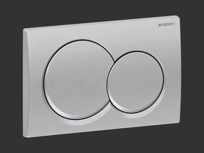 Alpha01 Round Flush Plate / Matte Chrome