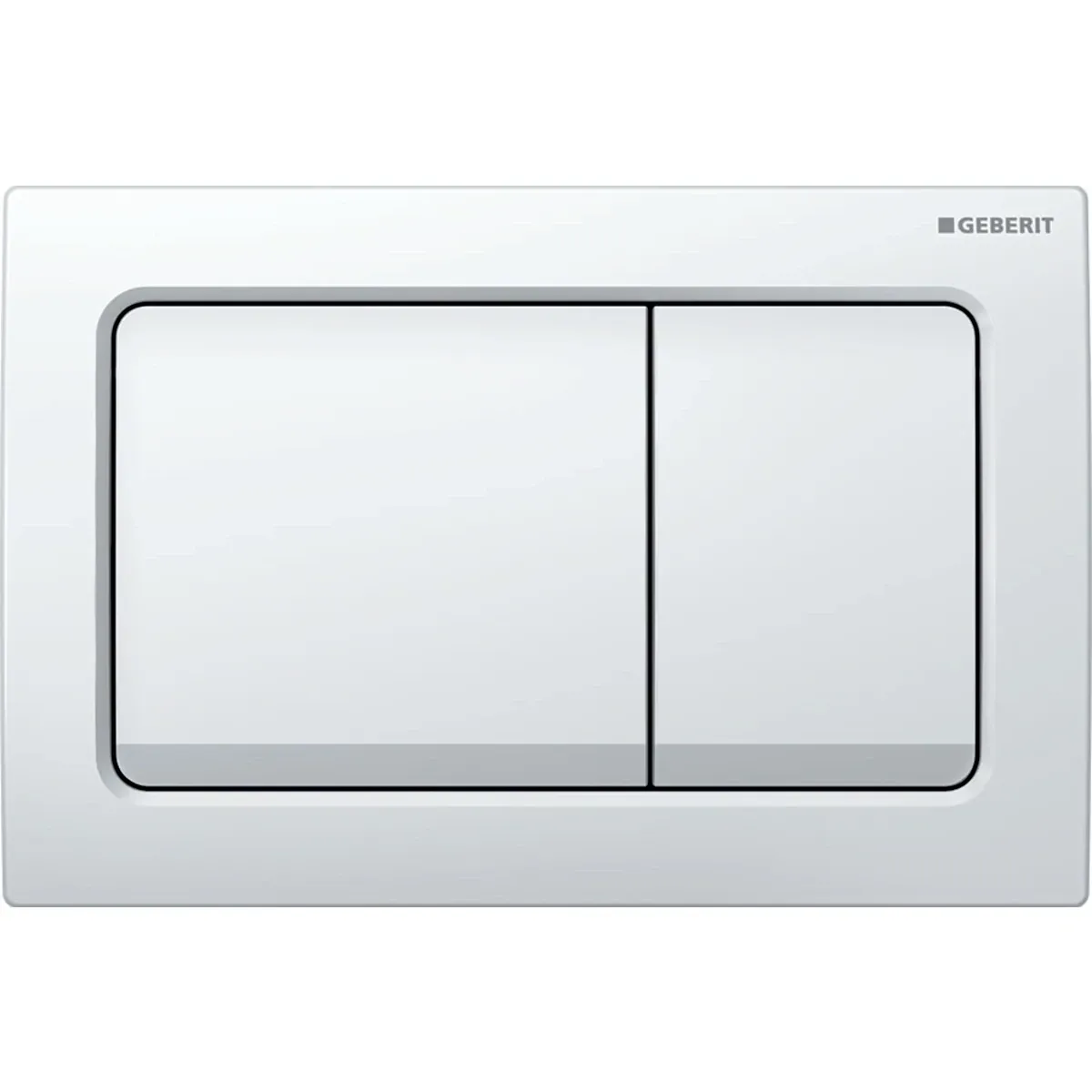 Alpha01 Flush Plate / White