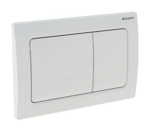 Plaque de déclenchement Alpha01 square / Blanc — vue 3