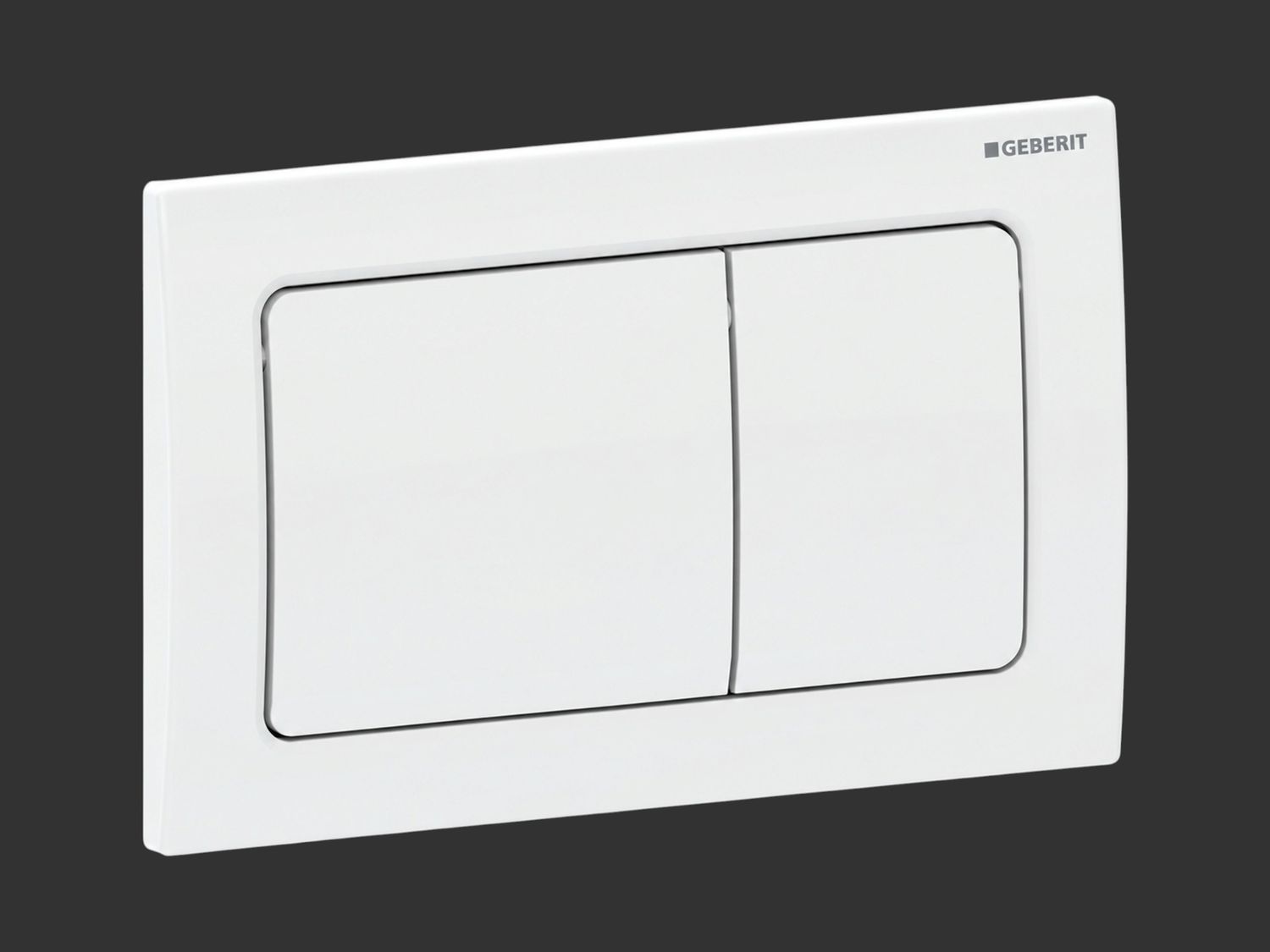 Alpha01 Flush Plate / White