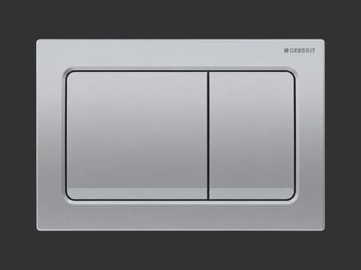 Alpha01 Square Flush Plate / Matte Chrome Alpha01 Square Flush Plate / Matte Chrome
