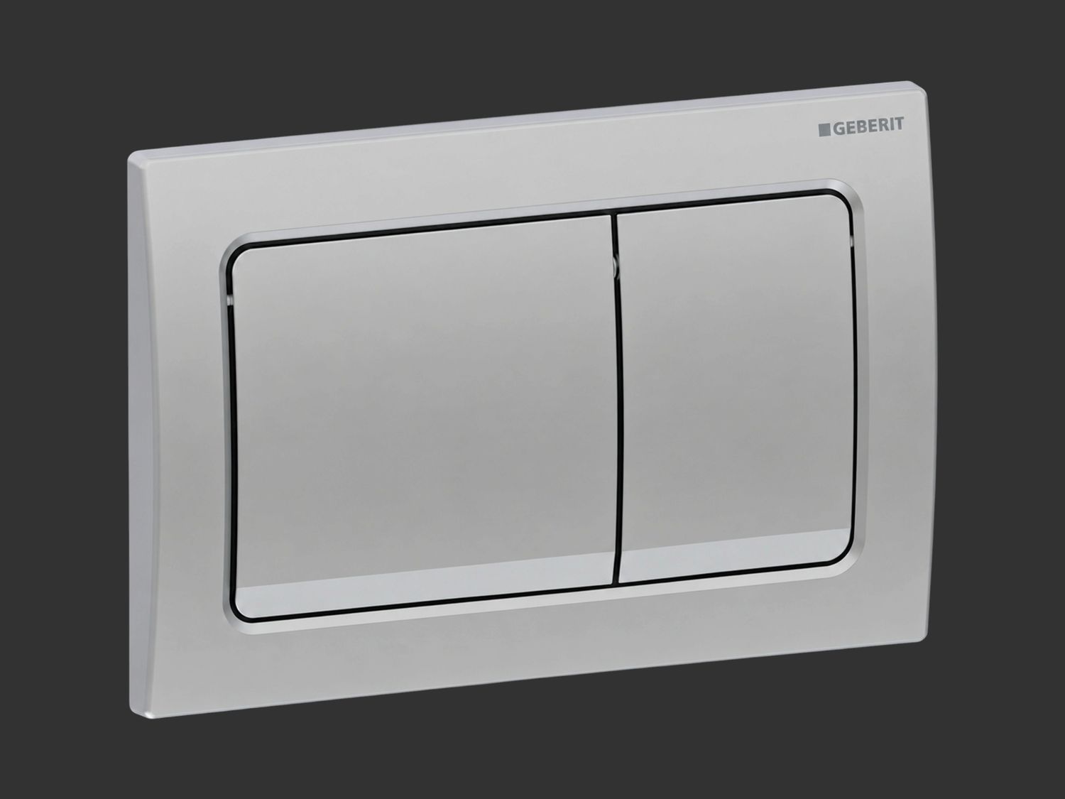 Alpha01 Square Flush Plate / Matte Chrome