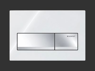 Alpha50 Actuation Plate / Chrome White Alpha50 Actuation Plate / Chrome White