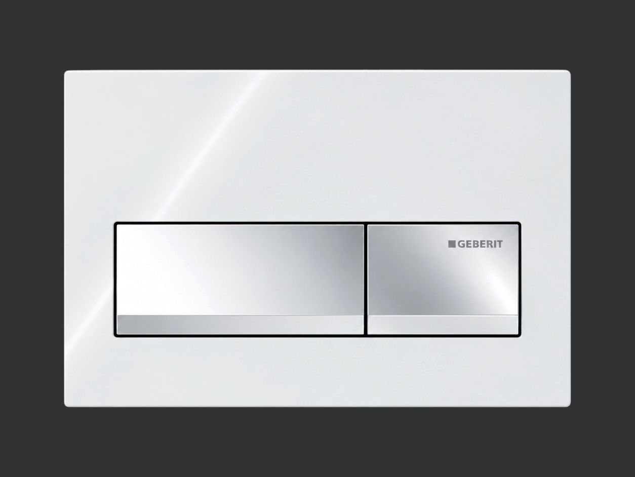 Alpha50 Actuation Plate / Chrome White