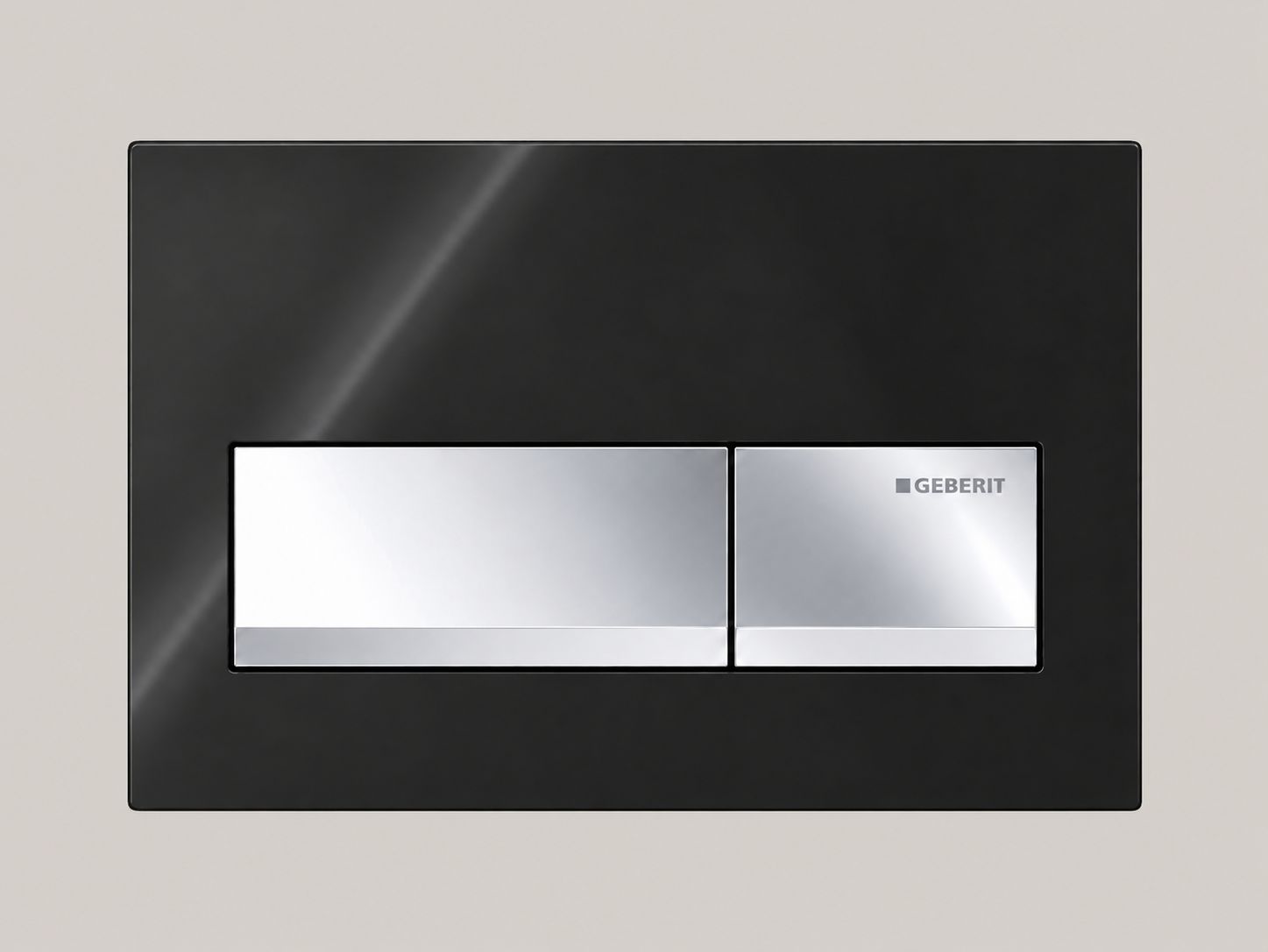 Alpha50 Flush Plate / Chrome Black
