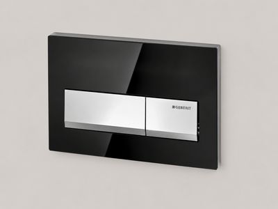 Alpha50 Flush Plate / Chrome Black