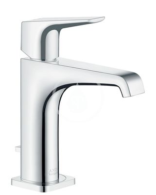 Mitigeur de lavabo AXOR Citterio E 130 avec poignée à levier et tirette de vidage