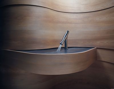 Mitigeur de lavabo AXOR Starck Organic 80 avec tirette et vidage