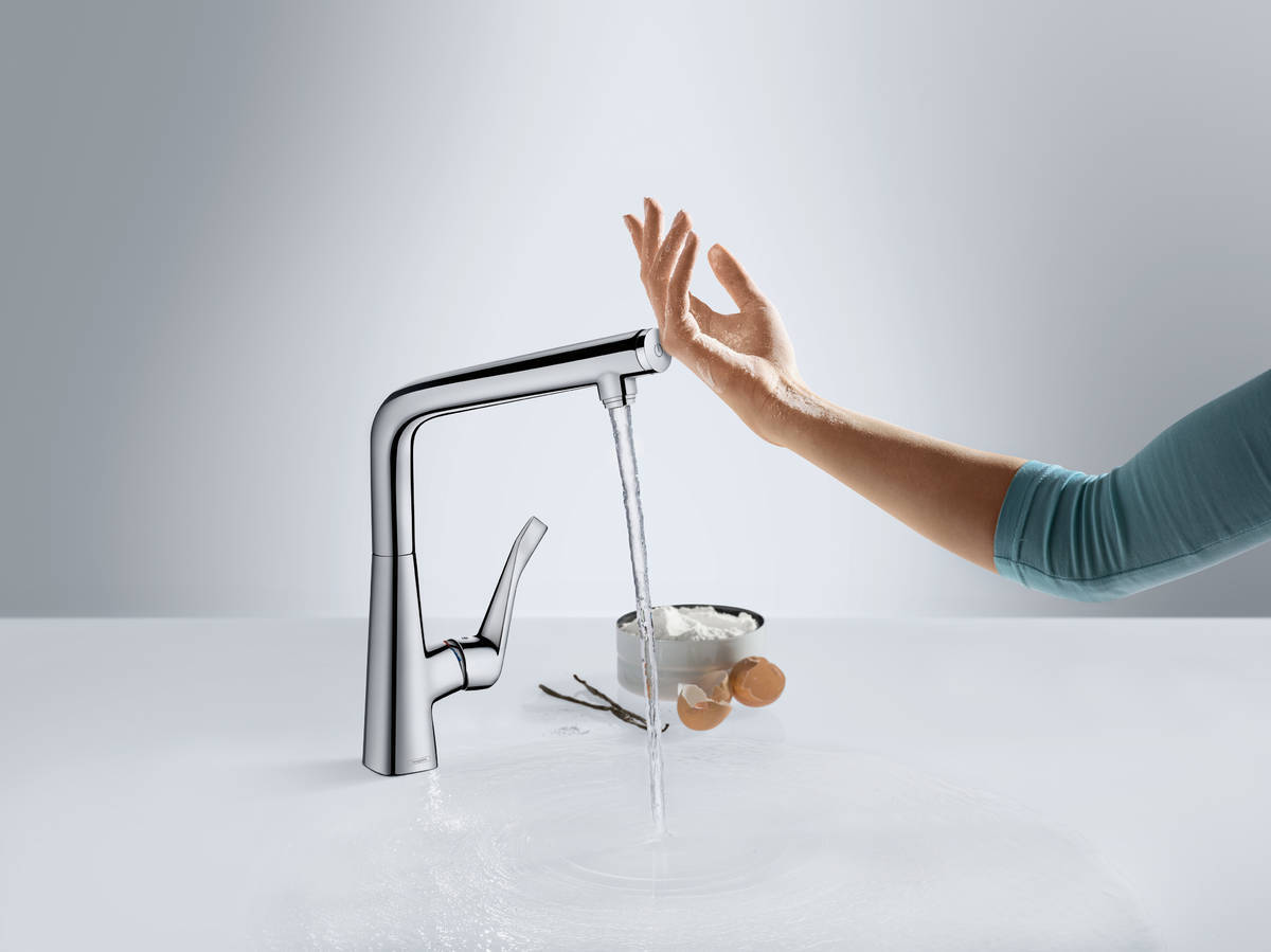 Mitigeur de cuisine Hansgrohe Metris Select M71 320 - vue 2