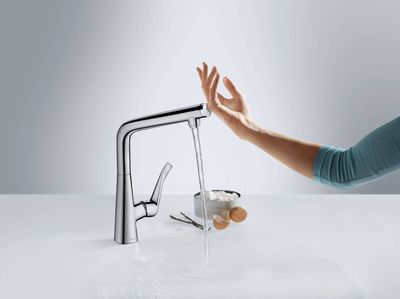 Mitigeur de cuisine Hansgrohe Metris Select M71 320