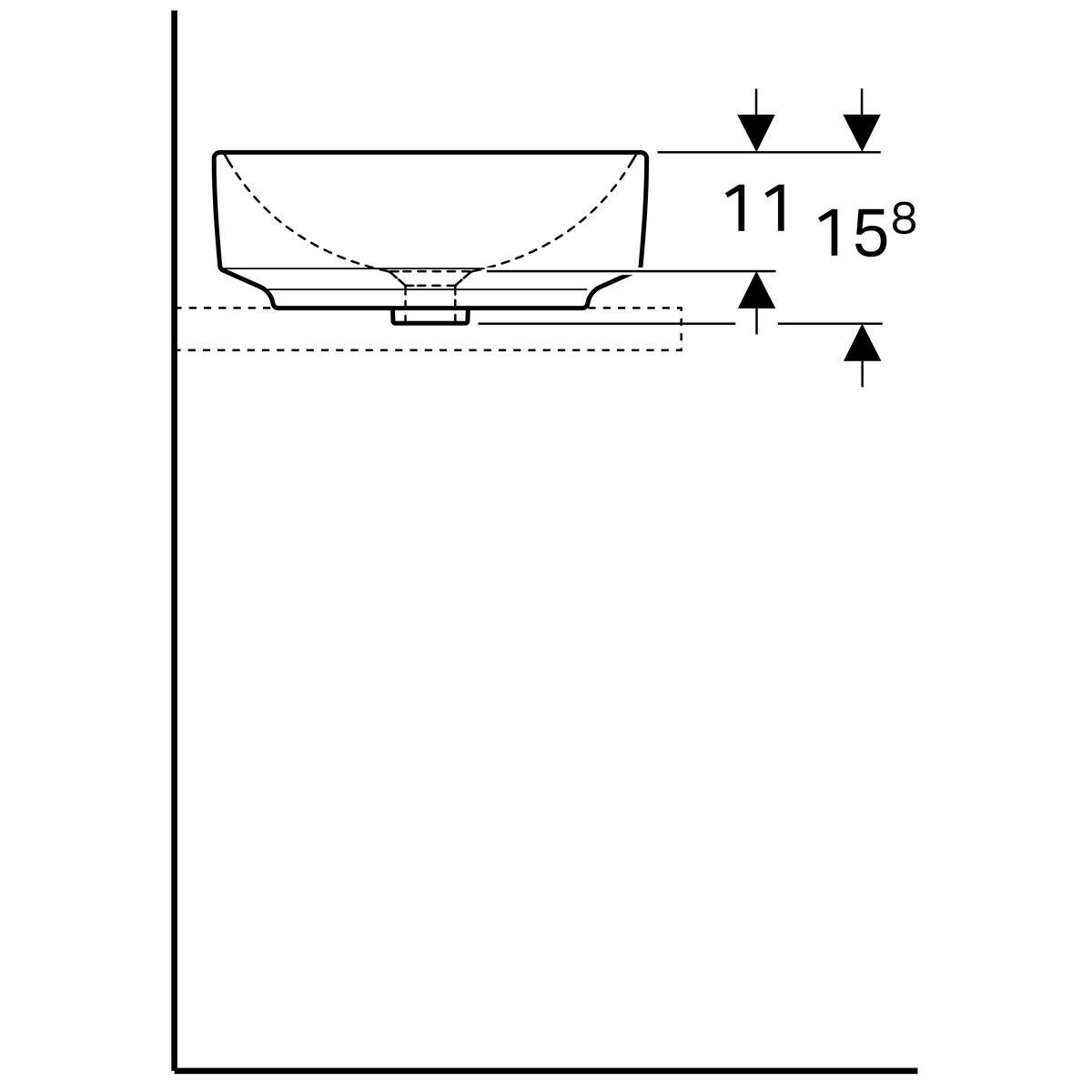 Vasque bol Geberit VariForm circulaire diamètre 40 cm - vue 9