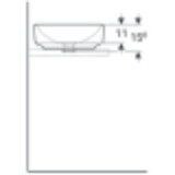 Vasque bol Geberit VariForm circulaire diamètre 40 cm