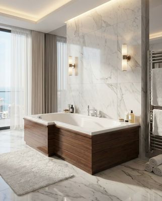 Twin Bathtub 160 x 85 cm Left