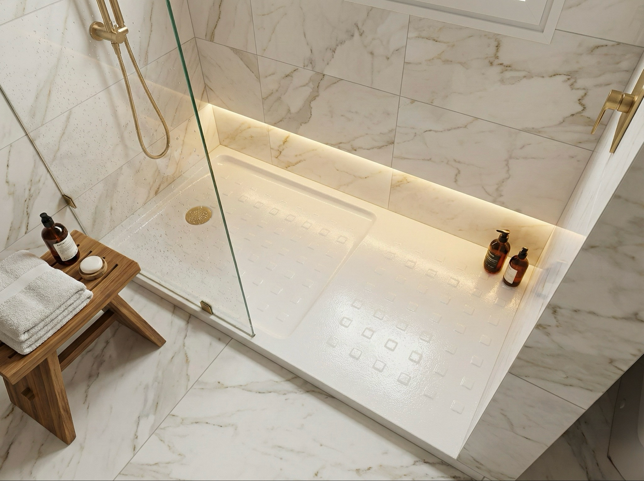 Receveur Duetto 160 x 80 cm sans vidage - vue 4