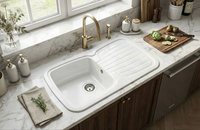 Marmara 88 x 50 cm Built-in Kitchen Sink