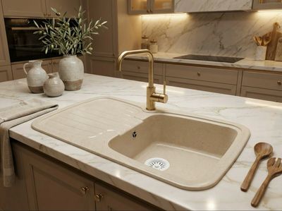 Marmara 88 x 50 cm Built-in Kitchen Sink