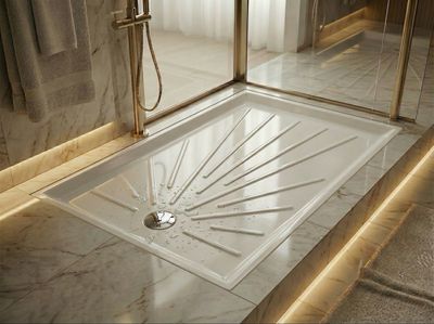 Fidji Shower Tray 153 x 93 cm without Drainage