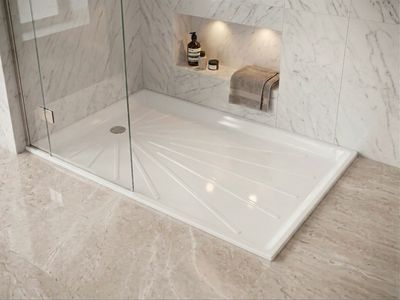 Fidji Shower Tray 153 x 93 cm without Drainage