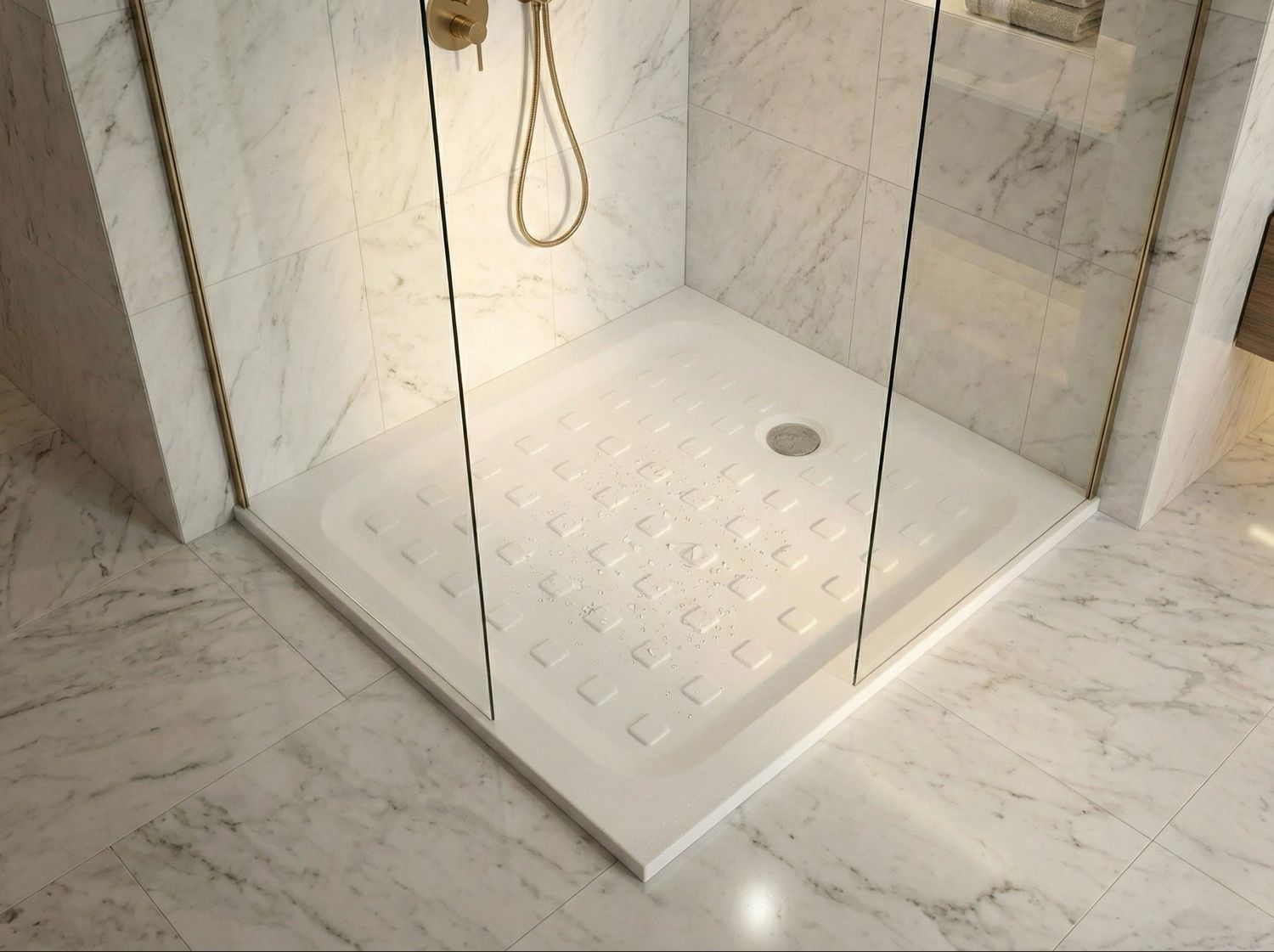 Receveur Tahos 80 x 80 cm sans vidage