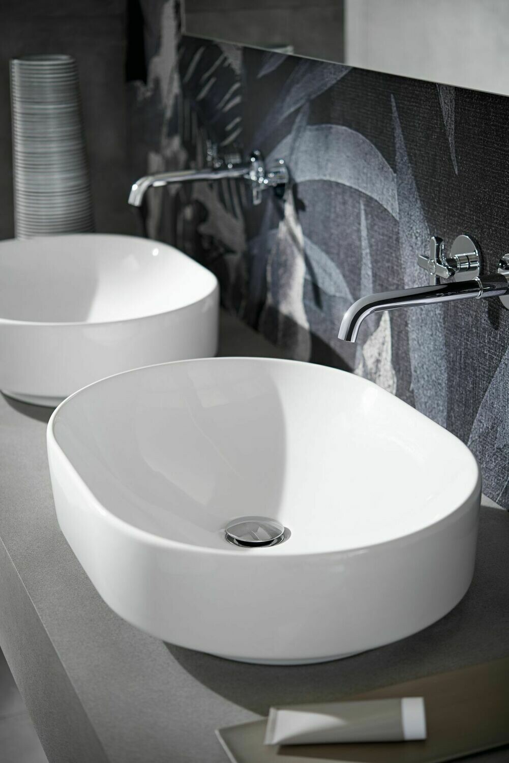 Geberit VariForm Elliptical Basin Bowl 55 x 40 cm