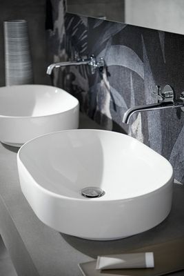Geberit VariForm Elliptical Basin Bowl 55 x 40 cm Geberit VariForm Elliptical Basin Bowl 55 x 40 cm