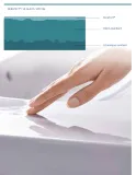Cuvette suspendue Geberit Citterio carénée Rimfree KeraTect® avec fixations cachées (sans abattant)