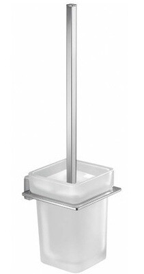 Atena Wall-Mounted Toilet Brush Holder with Nylon Brush