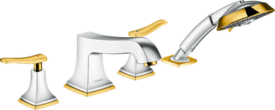 4-Hole Mixer for Bathtub Rim Mounting Hansgrohe Metropol Classic