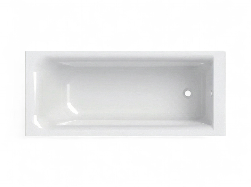Baignoire rectangulaire Geberit Rekord 170 x 75 cm avec pieds - vue 3