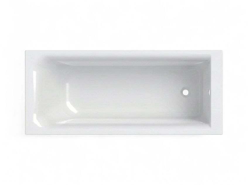 Baignoire rectangulaire Geberit Rekord 170 x 75 cm avec pieds — vue 3