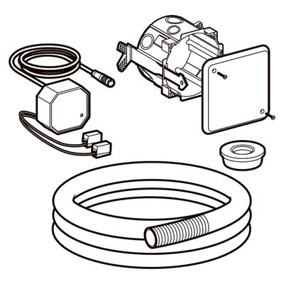 Geberit Installation Kit for Electronic WC Flush Controls