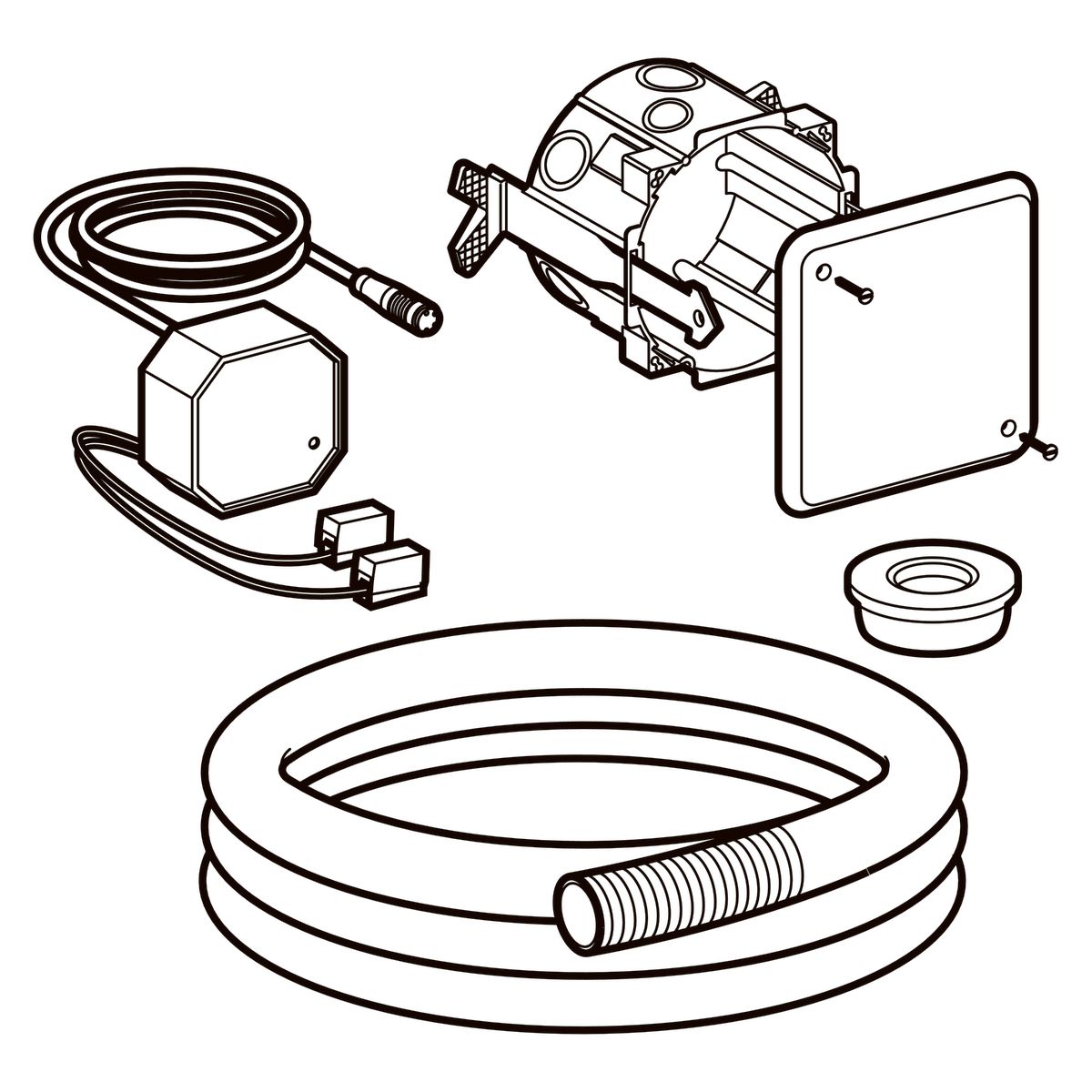Geberit Installation Kit for Electronic WC Flush Controls