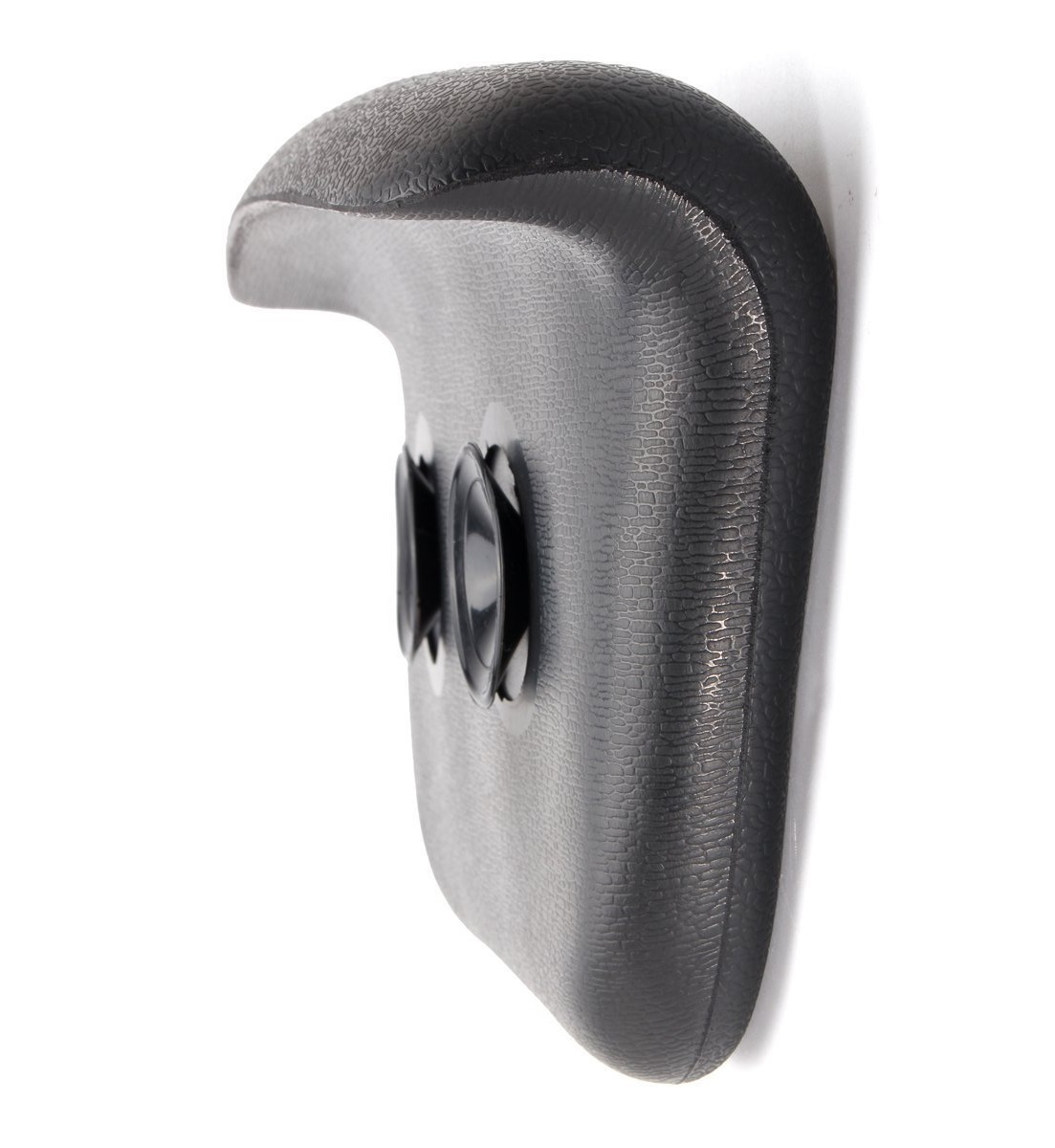 Repose-tête noir de forme rectangulaire, ergonomique et anti-dérapant pour baignoire - vue 2