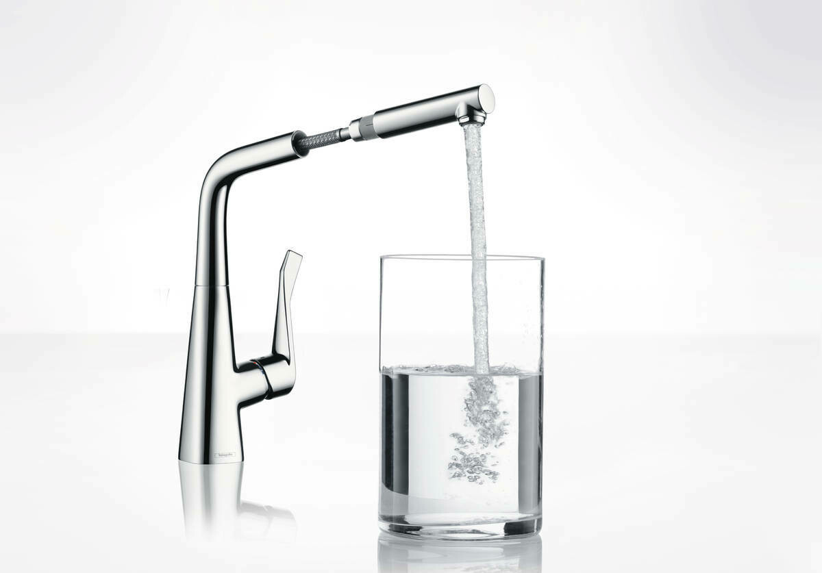 Mitigeur de cuisine Metris M71 320 avec douchette extractible — vue 5