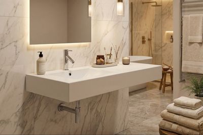 Spazio Washbasin Countertop 120 cm Offset Spazio Washbasin Countertop 120 cm Offset