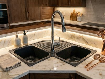 Brasilia 62 cm Corner Kitchen Sink