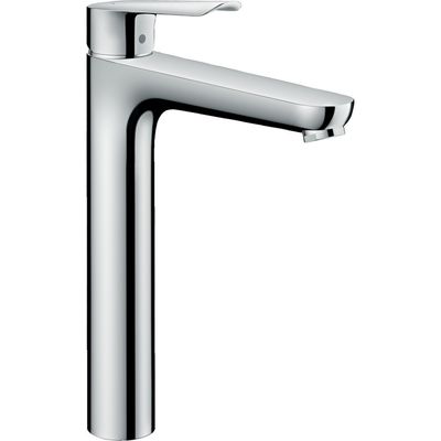 Mitigeur de lavabo Hansgrohe Logis E 230 en laiton chromé avec tirette et vidage