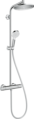 Colonne de douche Showerpipe Crometta S EcoSmart avec mitigeur thermostatique chromé - Garantie 5 ans