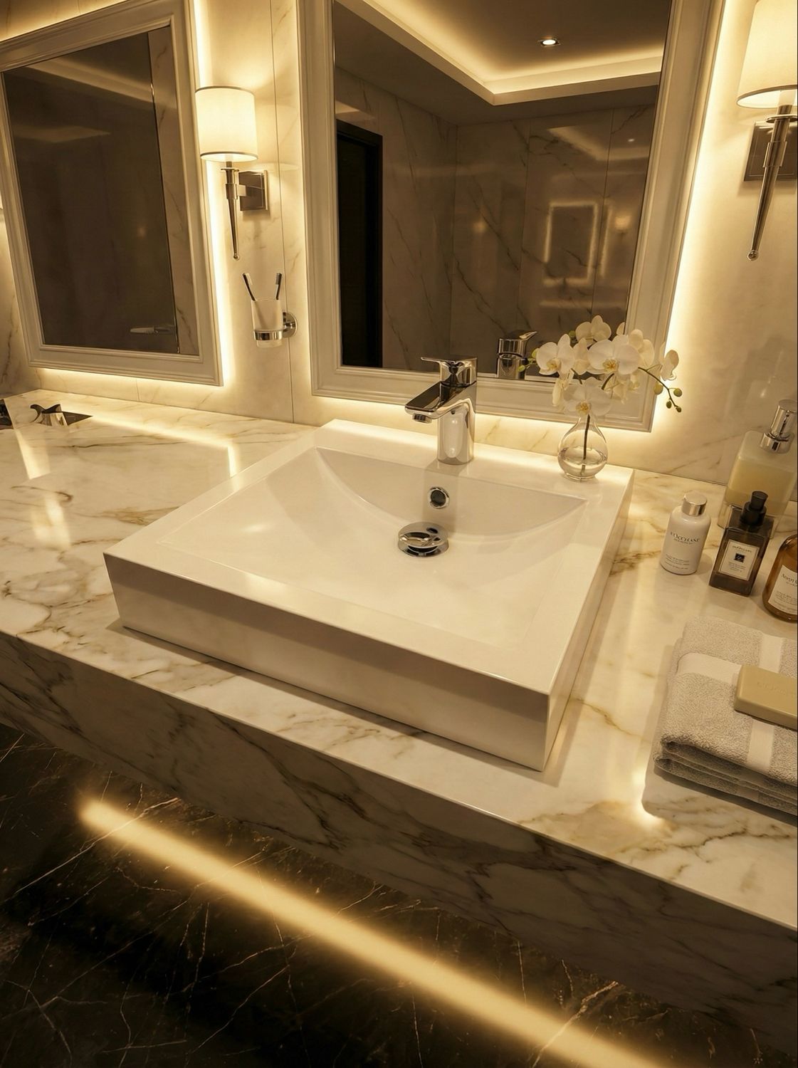 Countertop basin Square 45 cm — Product view 4